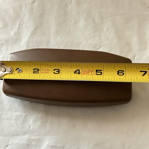Eddie Bauer Hinged Glasses Hard Case Brown/Tan Lined - Picture 7 of 9